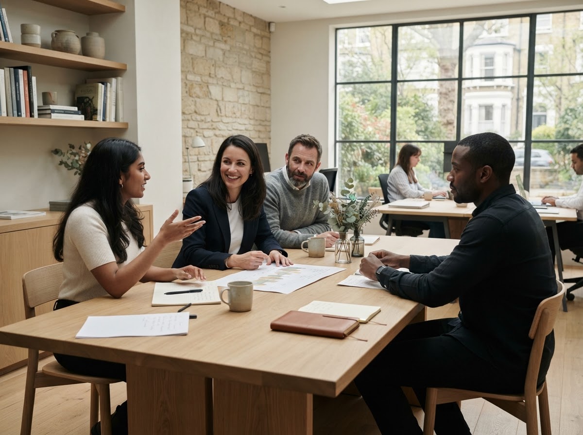 Veritas Insights analyst workspace showing calm, organised financial review process